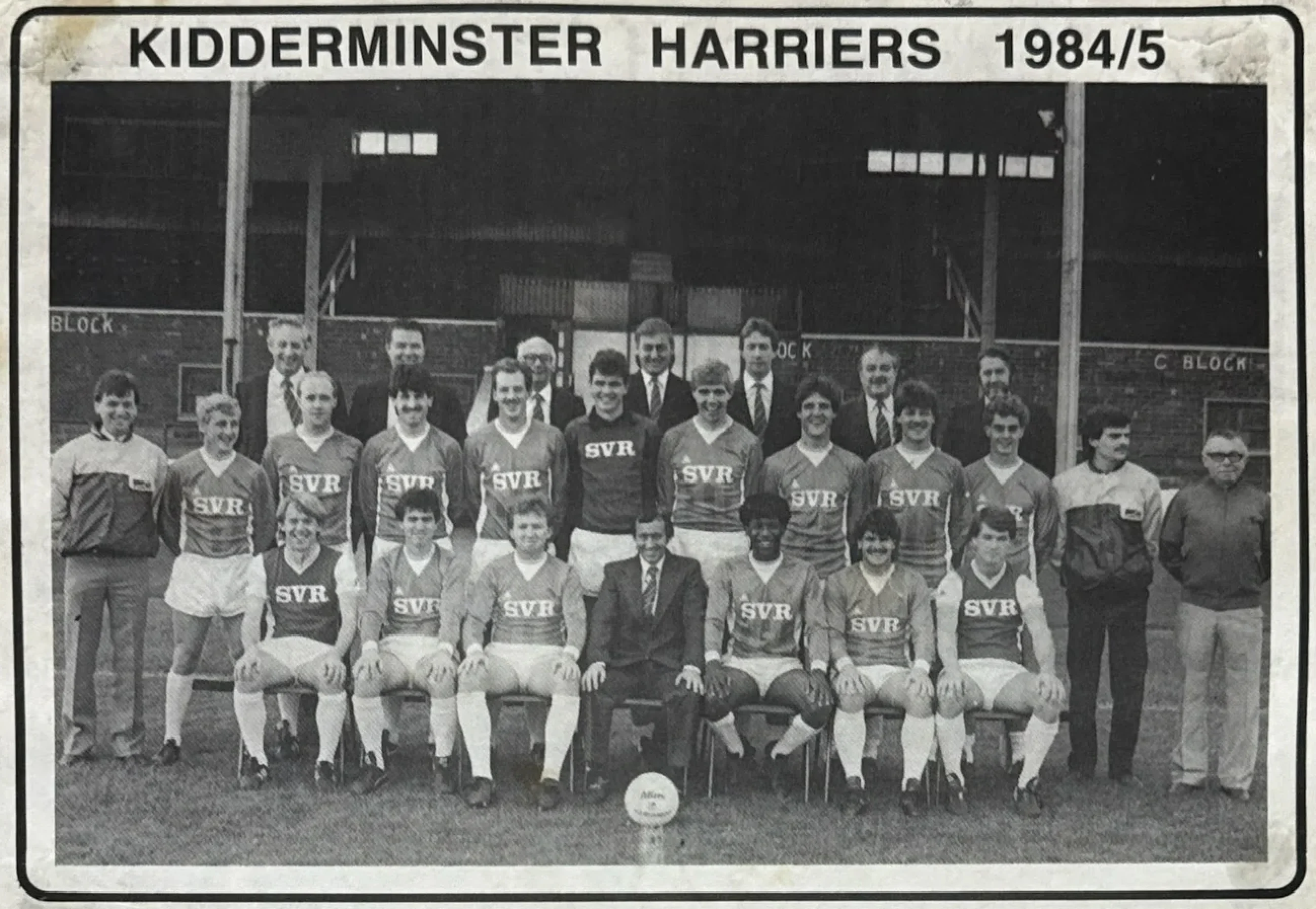 KIDDERMINSTER HARRIERS 1984/5