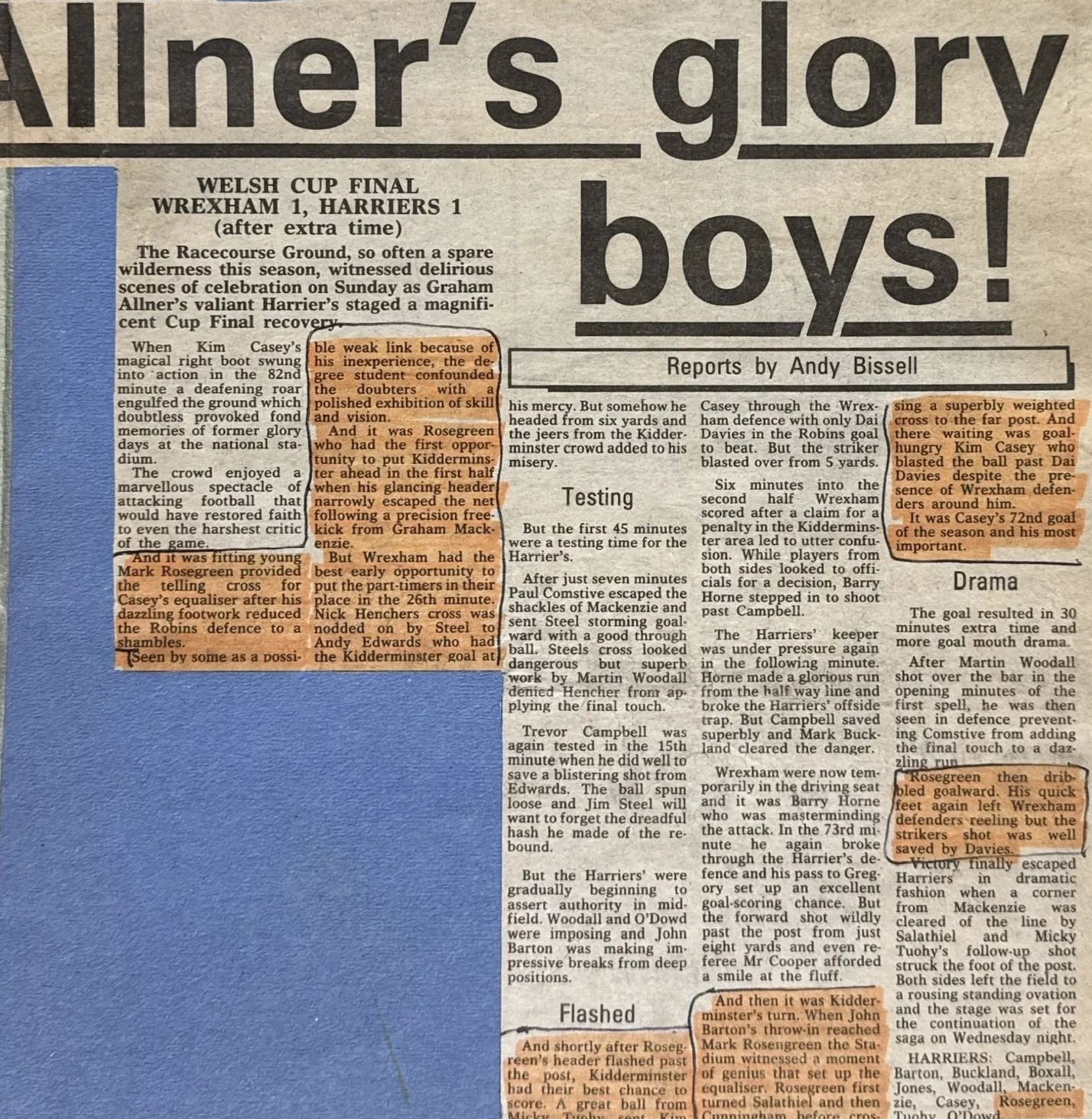 Allner's glory boys!
