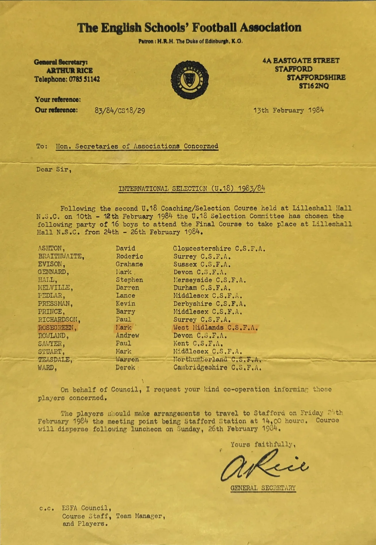 The English Schools' Football Association